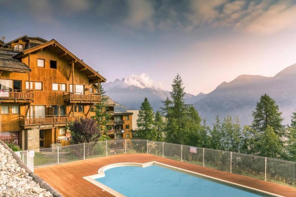 Chalet 4 Pers. Piscine Et Literie Toute Neuve. Puy-Saint-Vincent Exterior photo